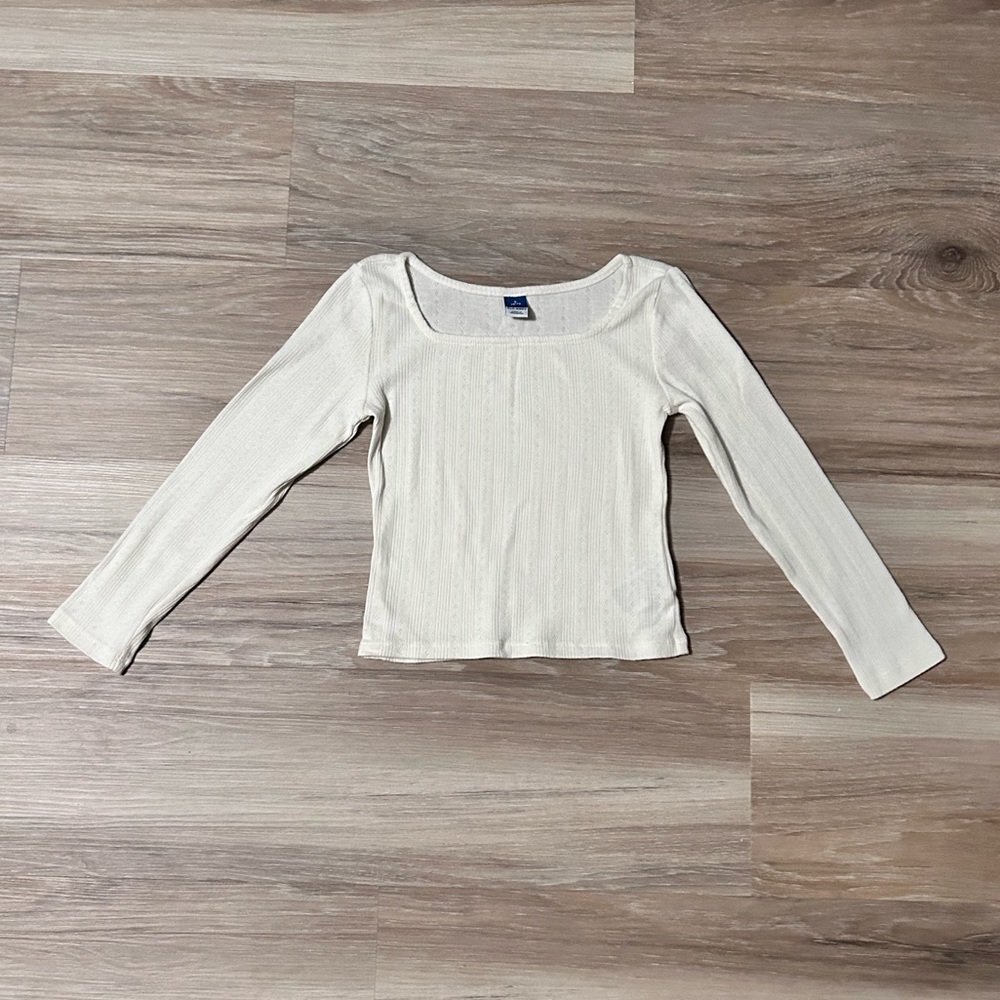 Old Navy | Ivory Crop Shirt